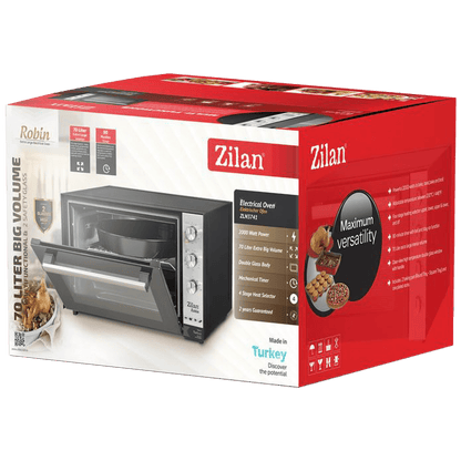 Zilan Mini pećnica, zapremina 70 l, 2000 W, crna - ZLN3741