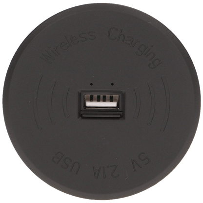 Orno Bežični punjač sa USB utorom, ugradbena - OR-AE-1367/B