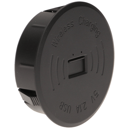 Orno Bežični punjač sa USB utorom, ugradbena - OR-AE-1367/B