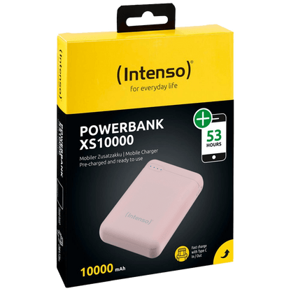 (Intenso) Prijenosni punjač za mobitele i tablete 10000mAh - POWERBANK XS10000 Rose