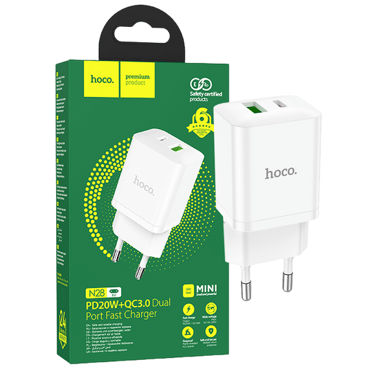 hoco. Punjač kućni, brzi, PD20W, QC3.0 - N28 Founder