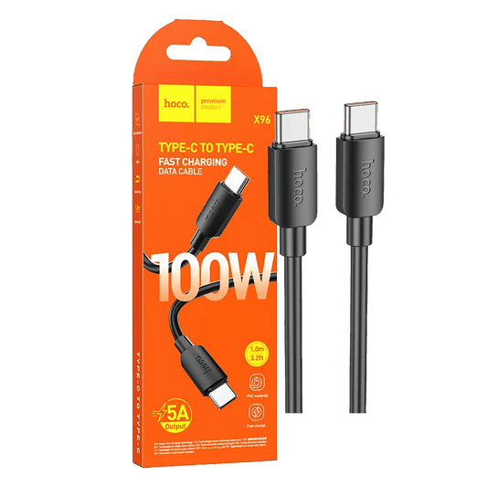 hoco. USB kabl za smartphone, type C, 100W, crna - X96 Hyper, 100W, Crni