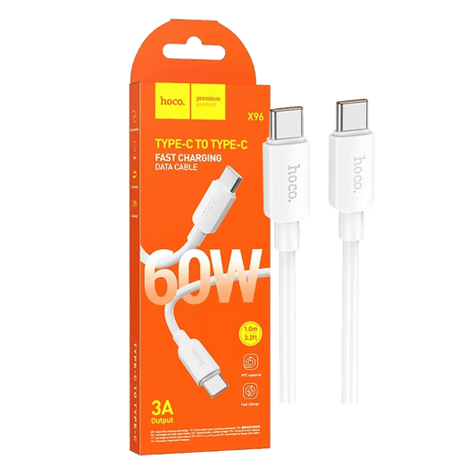 hoco. USB kabl za smartphone, type C, 60W, bijela - X96 Hyper, 60W, White