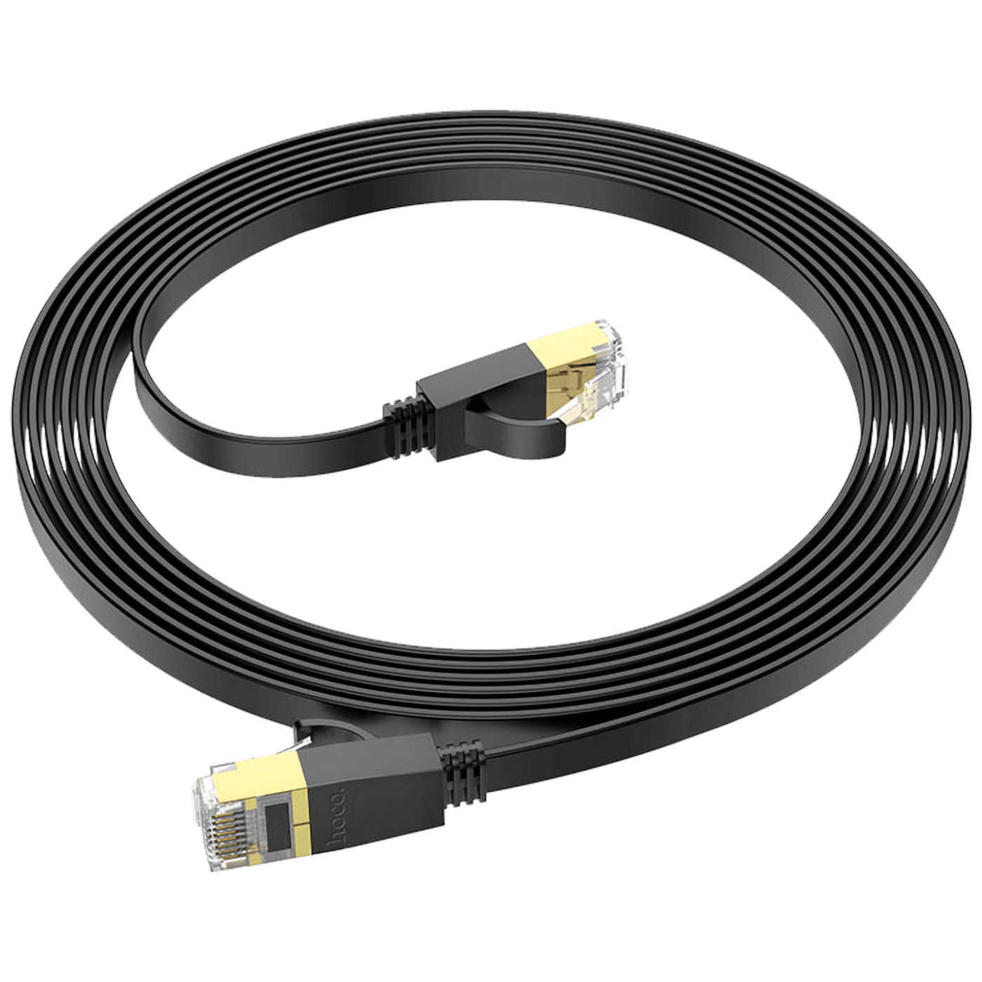 hoco. Mrežni kabl, CAT6, Gigabit Ethernet, flat, 3 met., crna - US07 General, 3 met.