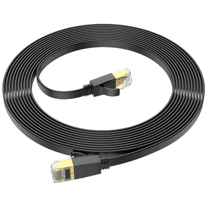 hoco. Mrežni kabl, CAT6, Gigabit Ethernet, flat, 5 met., crna - US07 General, 5 met.