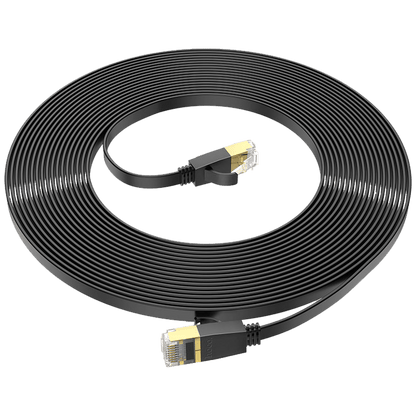 hoco. Mrežni kabl, CAT6, Gigabit Ethernet, flat, 10 met., crna - US07 General, 10 met.