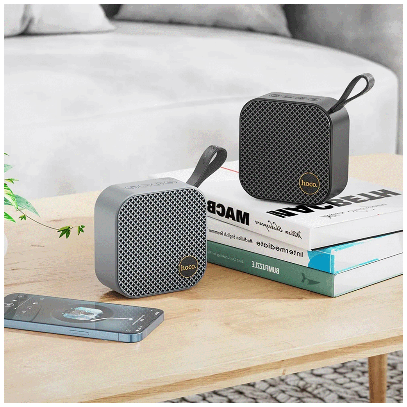 hoco. Zvučnik bežični, Bluetooth, 1200 mAh, 5W - HC22, Crni