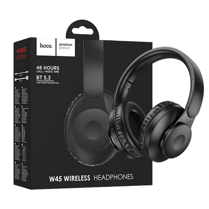 hoco. Slušalice bežične, Bluetooth - W45 Enjoy, Black