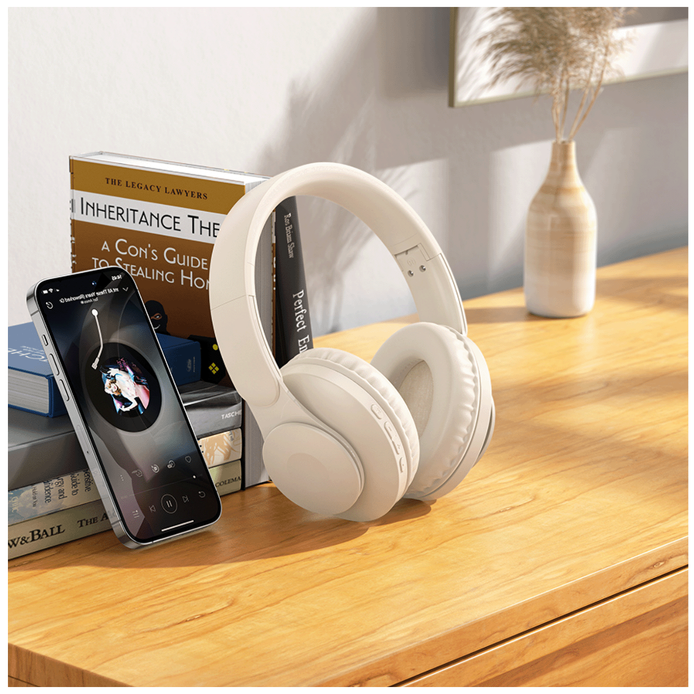 hoco. Slušalice bežične, Bluetooth - W45 Enjoy, White