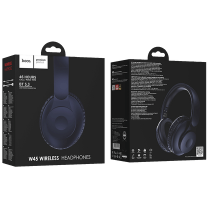 hoco. Slušalice bežične, Bluetooth - W45 Enjoy, Blue