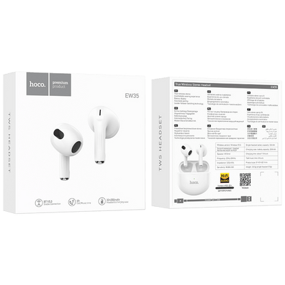 hoco. Slušalice bežične sa kutijicom za punjenje, Bluetooth - EW35 TWS