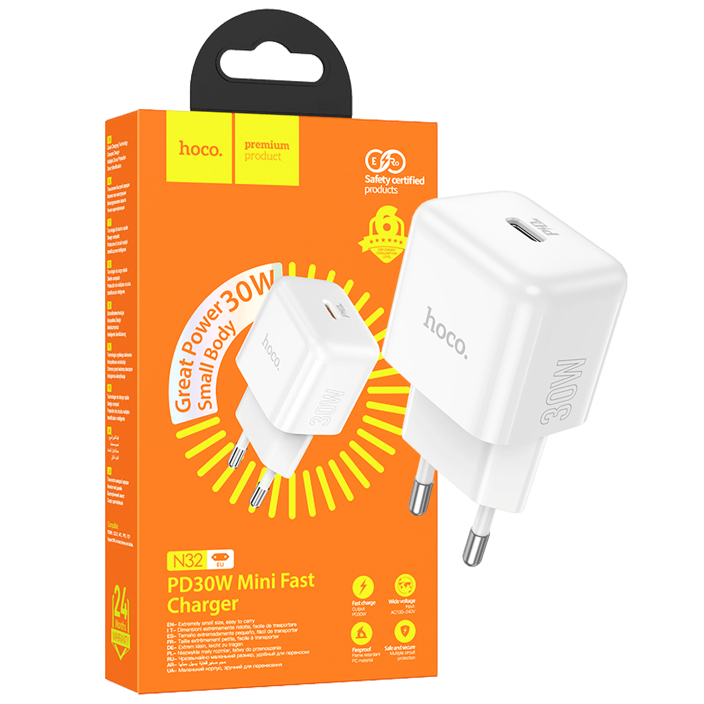 hoco. Punjač kućni, brzi, PD30W - N32 Glory