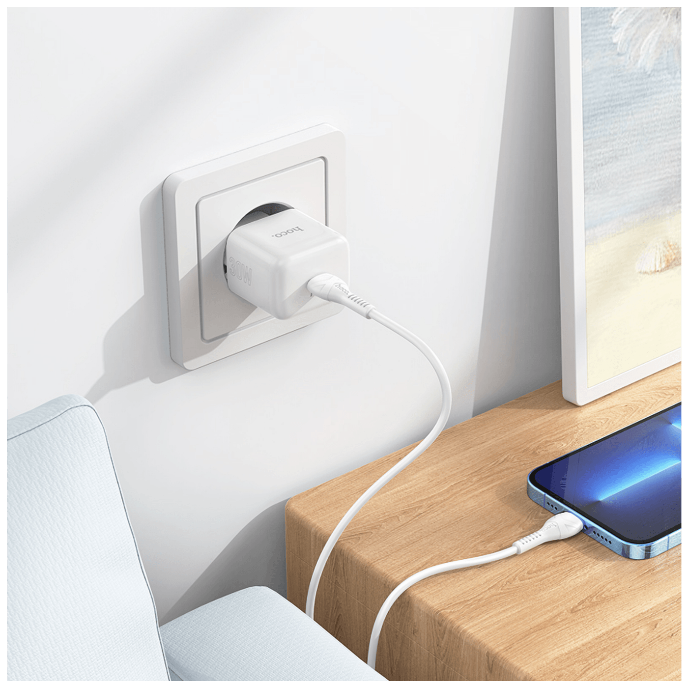 hoco. Punjač kućni, brzi, PD30W - N32 Glory