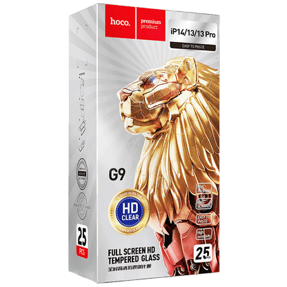 hoco. Zaštitno staklo za iPhone 13 / 13 Pro / 14, 25 kom - G9