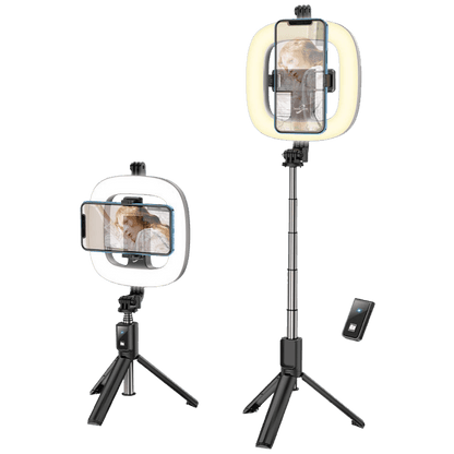 hoco. Držač za smartphone sa svjetlom, 4.7 - 6.5", Bluetooth - LV03 Plus Showfull