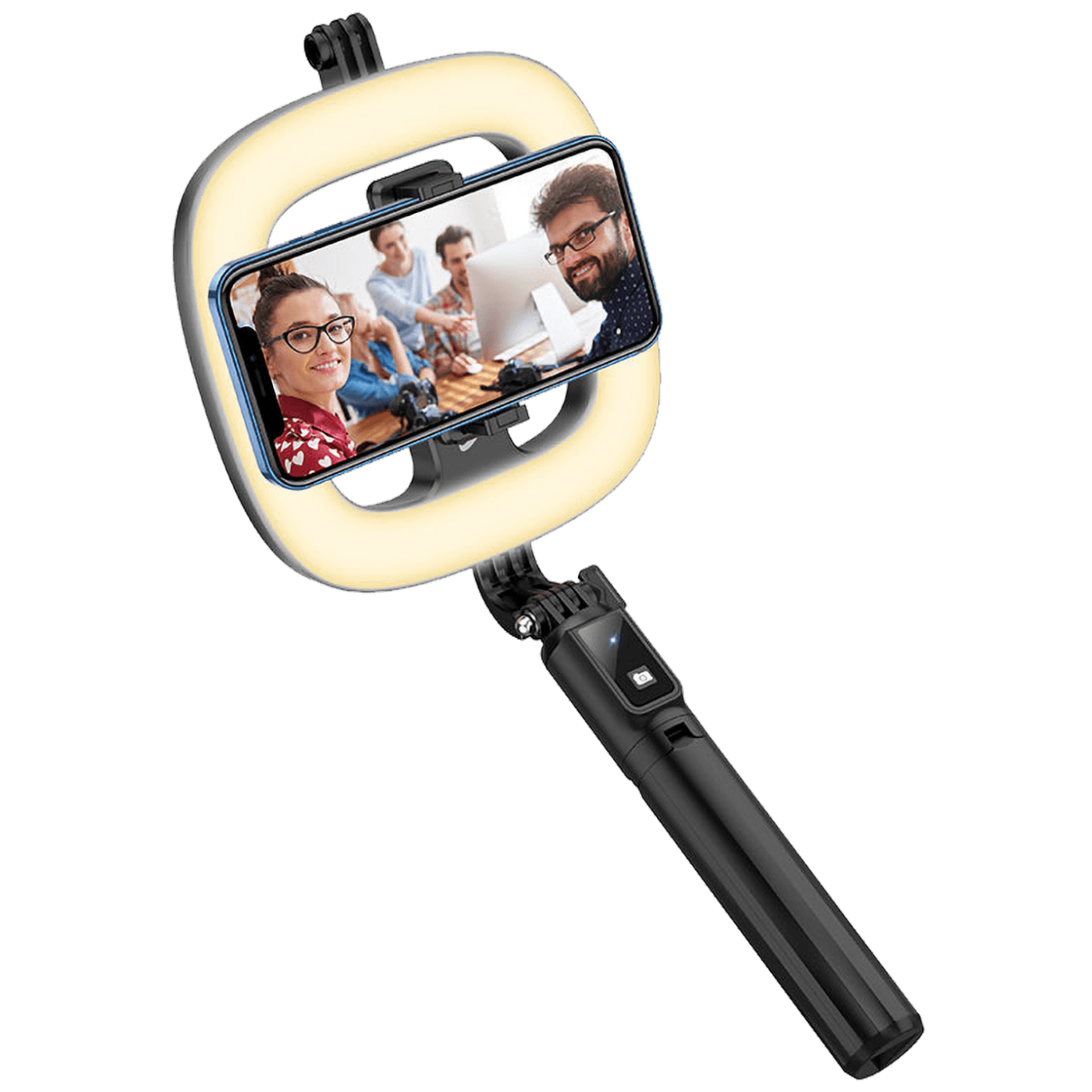 hoco. Držač za smartphone sa svjetlom, 4.7 - 6.5", Bluetooth - LV03 Plus Showfull