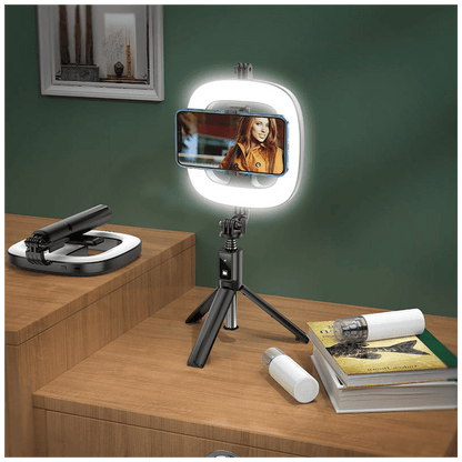 hoco. Držač za smartphone sa svjetlom, 4.7 - 6.5", Bluetooth - LV03 Plus Showfull