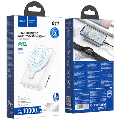 hoco. Punjač prijenosni, bežični, magnetic, 10000mAh, PD20W - Q11 Expressar