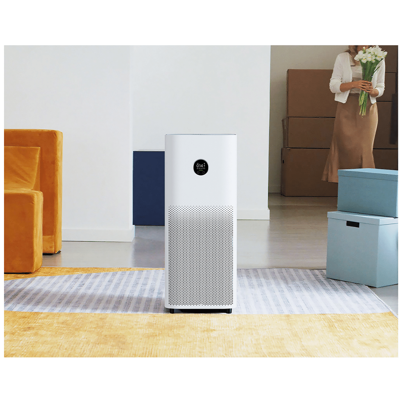 Xiaomi Pročišćivač zraka, snaga 50 W, protok zraka 500 m³/h - Mi Air Purifier 4 Pro