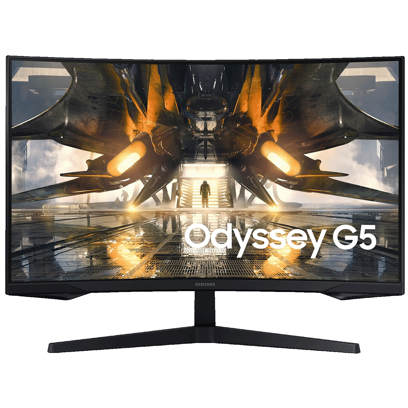Samsung Monitor 32",Zakrivljeni,WQHD,G5 Odyssey, HDMI,Display Port - LS32AG550EPXEN