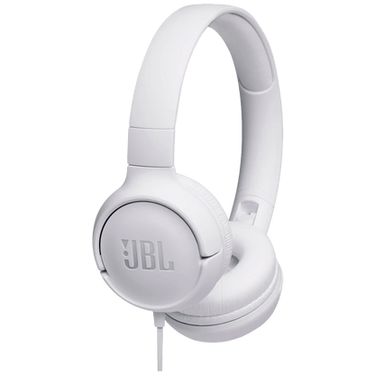 JBL Slušalice sa mikrofonom, headset, 3.5mm, sklopive - Tune 500 White