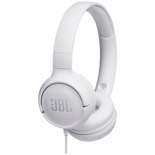 JBL Slušalice sa mikrofonom, headset, 3.5mm, sklopive - Tune 500 White