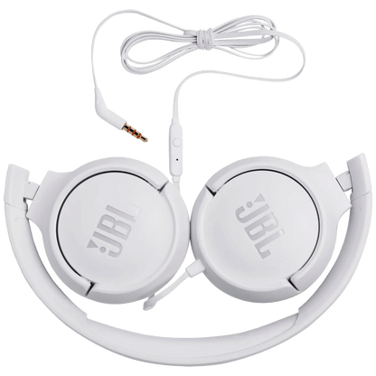 JBL Slušalice sa mikrofonom, headset, 3.5mm, sklopive - Tune 500 White