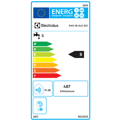 Electrolux Bojler 30 lit., 2000W, X-Heat suhi grijaći element - EWH 30 GLD EEC
