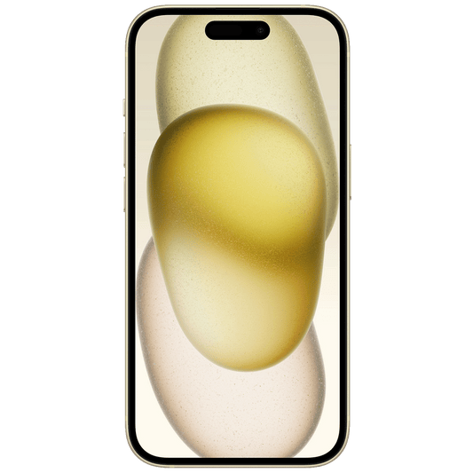 Apple iPhone 15, 128 GB, Super Retina XDR OLED 6.1" - iPhone 15 128GB Yellow; MTP23HN/A
