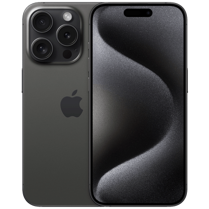Apple iPhone 15 Pro, 128 GB, LTPO Super Retina XDR OLED 6.1" - iPhone 15 Pro 128GB Black Titanium