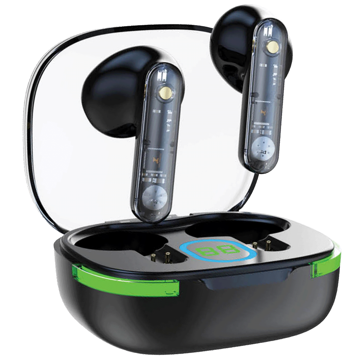 MeanIT Slušalica bežična, Bluetooth v5.3, crna - TWS B80