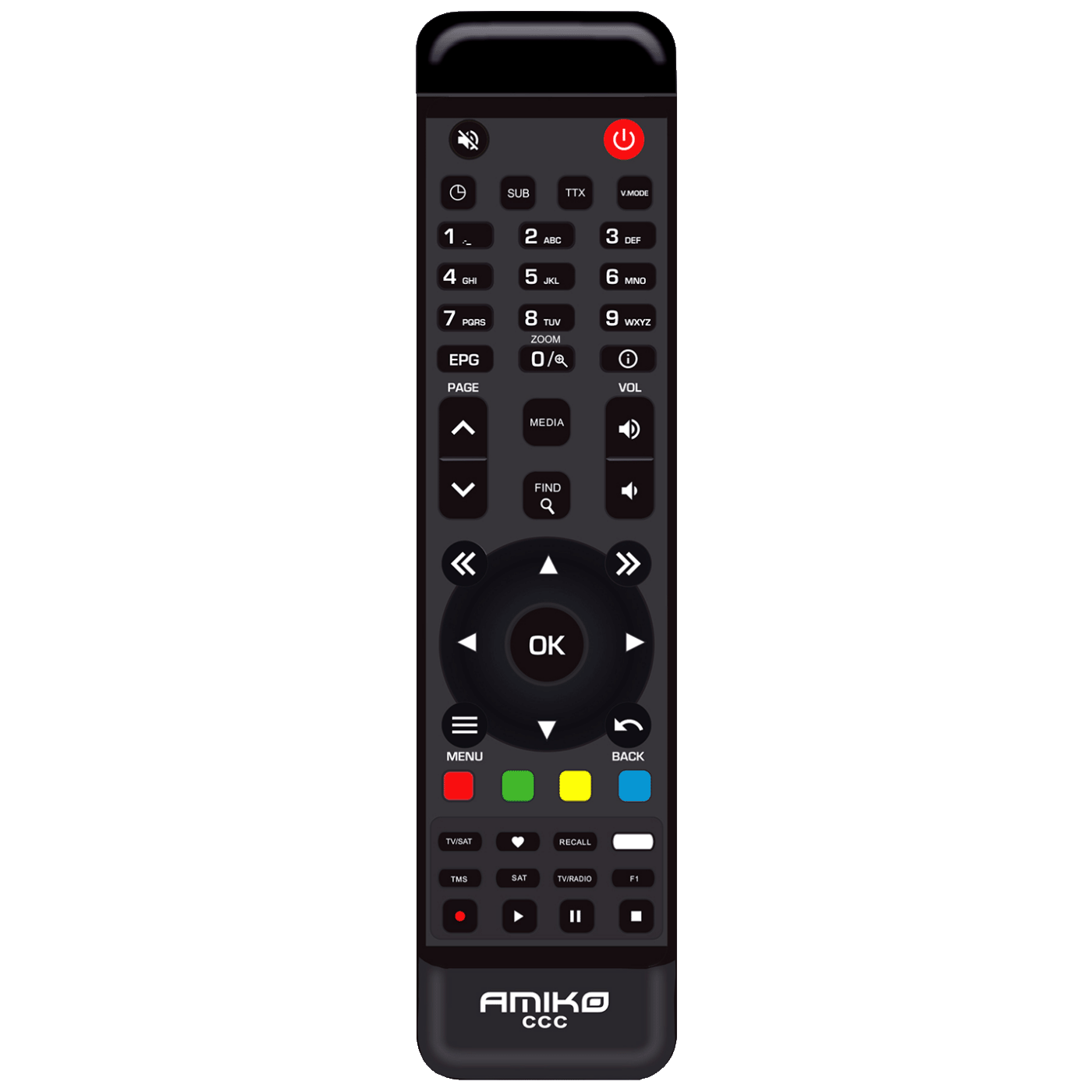 Amiko Prijemnik DVB-S2+T2/C, HEVC, 4K UHD, CX, CI - AMIKO 9265+