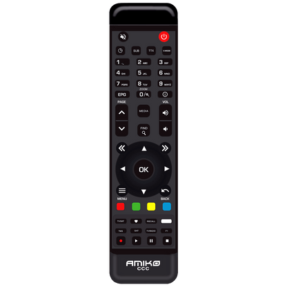 Amiko Prijemnik DVB-S2+T2/C, HEVC, 4K UHD, CX, CI - AMIKO 9265+