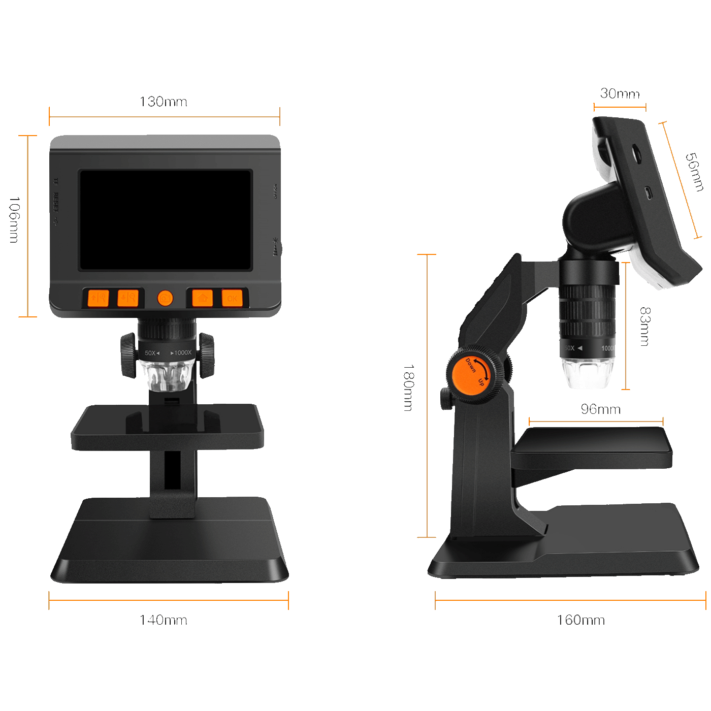 NN-Su Stoni elektronski digitalni mikroskop sa ekranom od 4.3" - P110 50X-1000X
