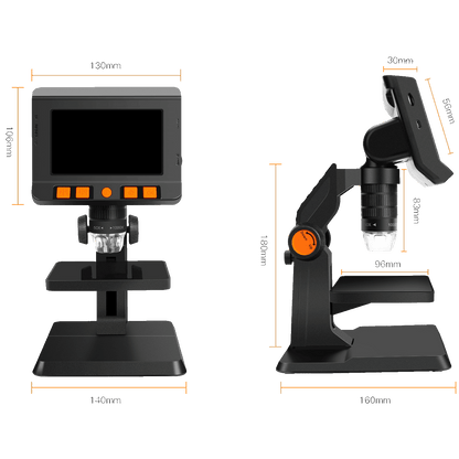 NN-Su Stoni elektronski digitalni mikroskop sa ekranom od 4.3" - P110 50X-1000X