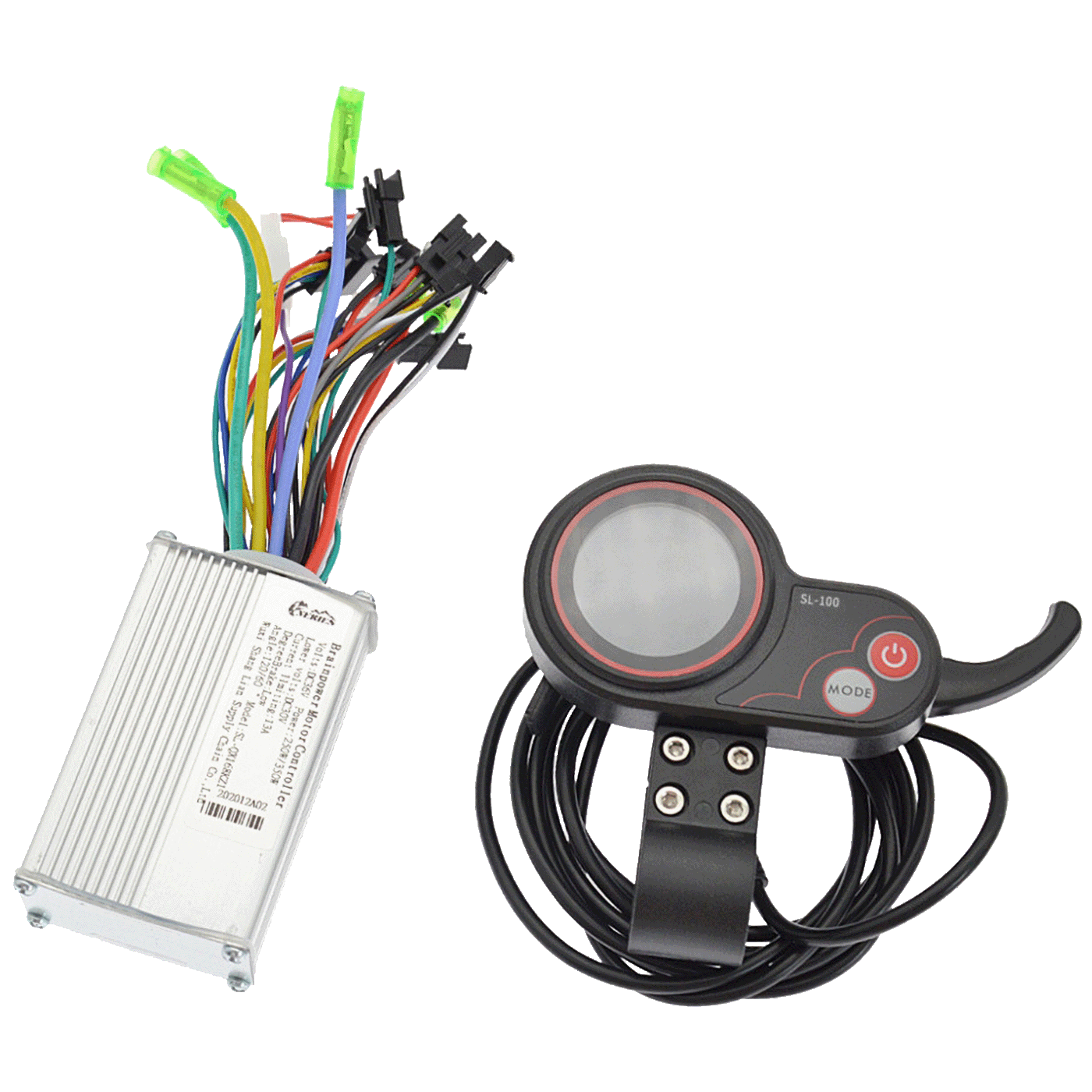 NN-Su LCD brzinomjer, set, za električni romobil - LCD Speedmeter, Set, SL-100, 48V