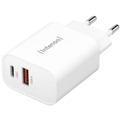 (Intenso) Punjač kučni, brzi, 1 x USB-A, 1 x UCB-C, 3A, 30W - Power Adapter W30AC