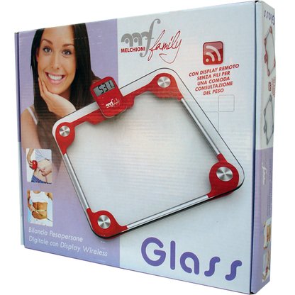 MELCHIONI family Vaga, Ultra-tanka, do 150Kg, Wirelles LCD display, prozirna - GLASS R