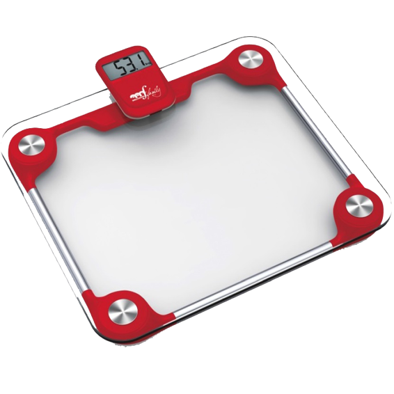 MELCHIONI family Vaga, Ultra-tanka, do 150Kg, Wirelles LCD display, prozirna - GLASS R