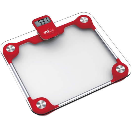 MELCHIONI family Vaga, Ultra-tanka, do 150Kg, Wirelles LCD display, prozirna - GLASS R