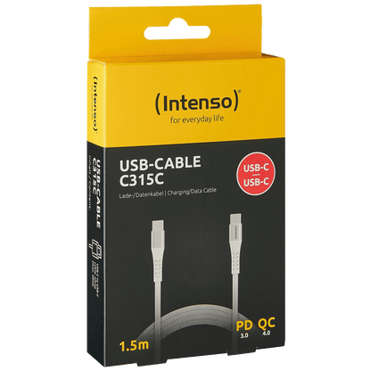(Intenso) USB kabl za smartphone, USB type C, 1.5 met. - USB-Cable C315C