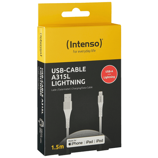 (Intenso) USB kabl za smartphone, USB - A to Lightning, 1.5 met. - USB-Cable A315L