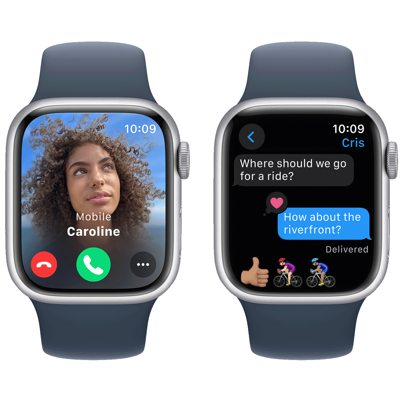 Apple Pametni sat, 1.69" LTPO OLED zaslon, vodootporan BT, WiFi - Watch Series 9 GPS 41mm Silver