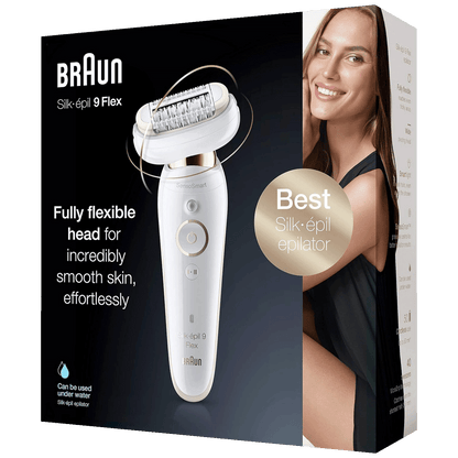 Braun Epilator Silk-epil 9 Flex 9001, Wet&Dry