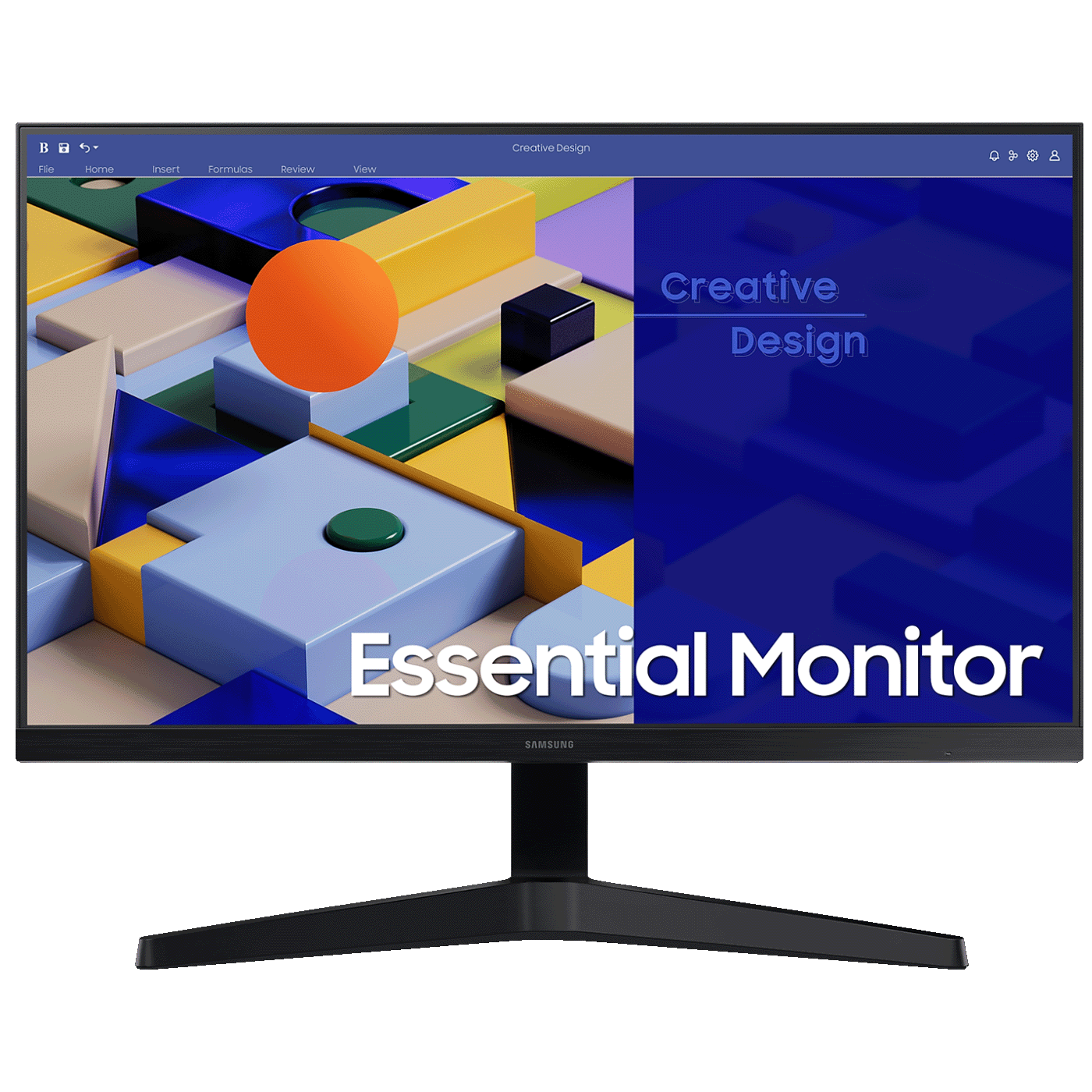 Samsung Monitor 27, IPS LED, FullHD, HDMI, D-SUB - LS27C312EAUXEN