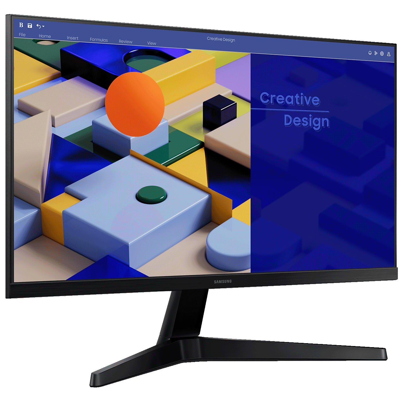 Samsung Monitor 27, IPS LED, FullHD, HDMI, D-SUB - LS27C312EAUXEN