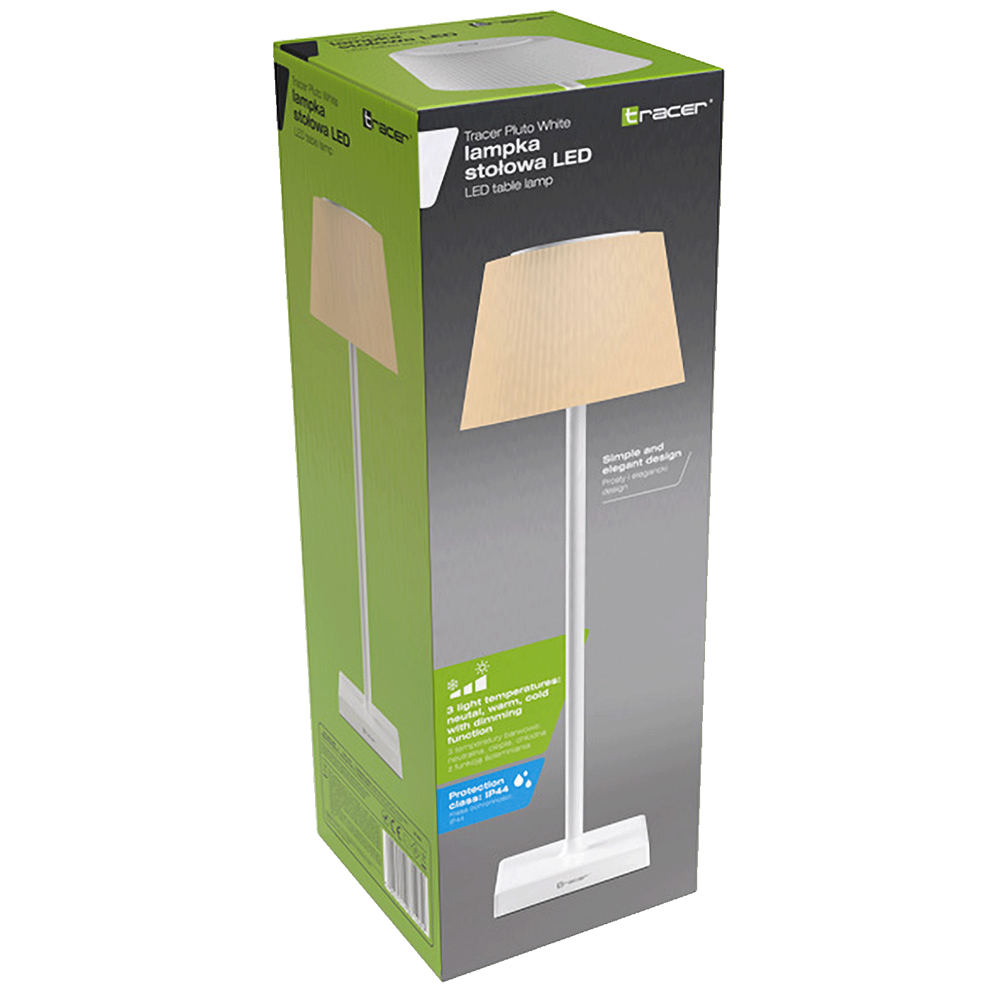 Tracer Lampa, stolna, 4W, IP44 - PLUTO WHITE TABLE LAMP