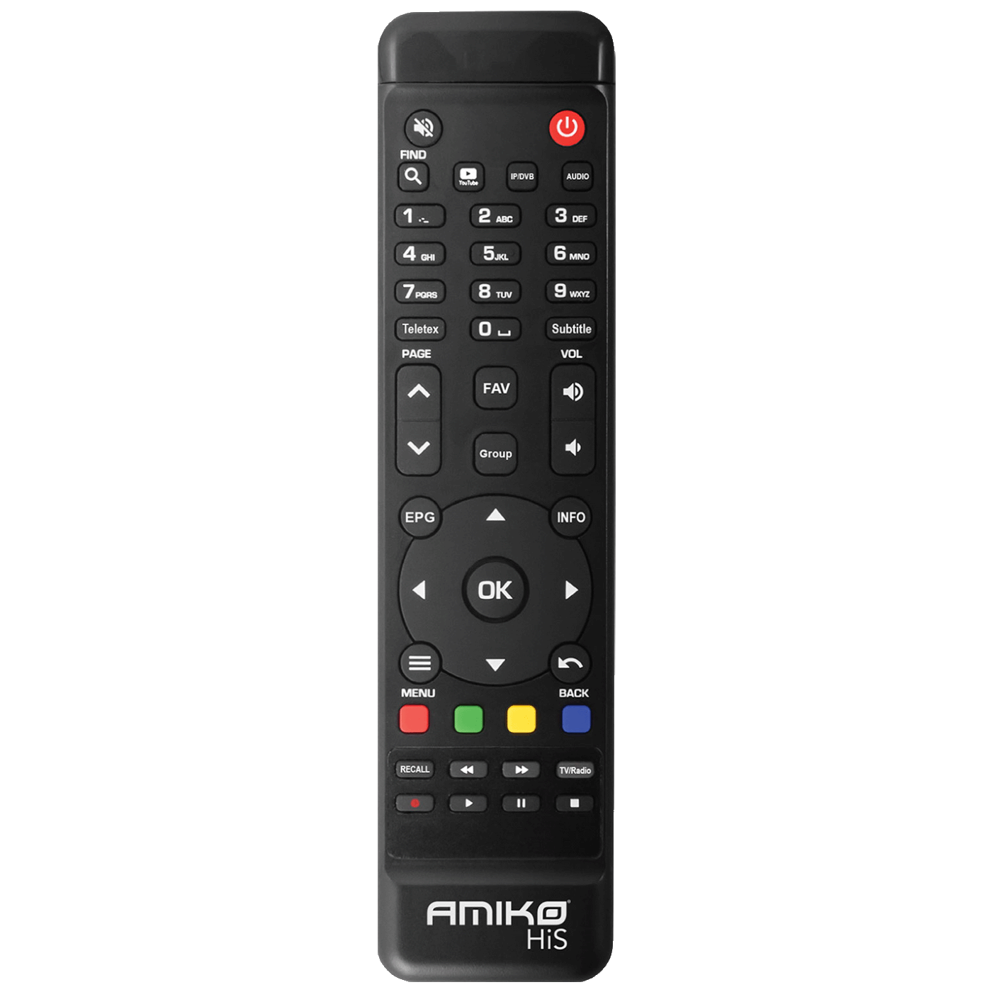 Amiko Prijemnik IPTV@Linux,  4K UHD, H.265, LAN, WiFi - MIRAX HIS-4100 Pure OTT