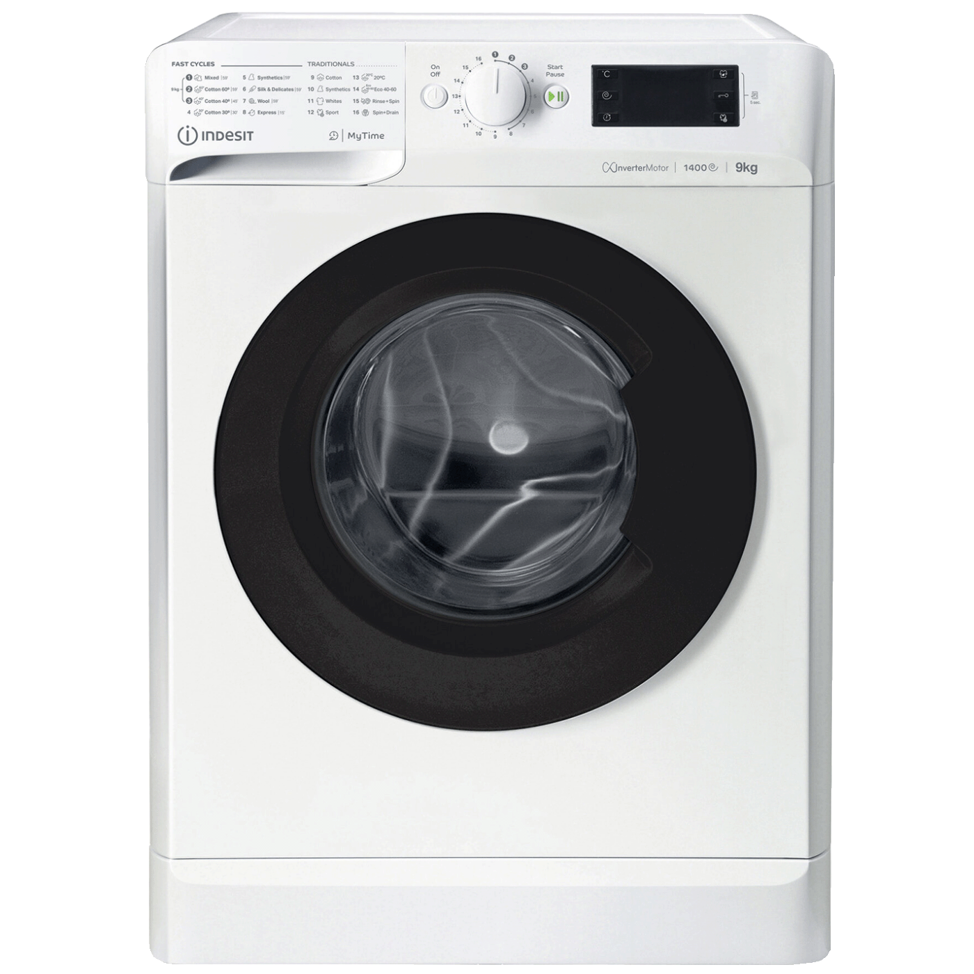 Indesit Mašina za veš, 1400 obrtaja, 9 kg veša, B - MTWE 91495 WK EE