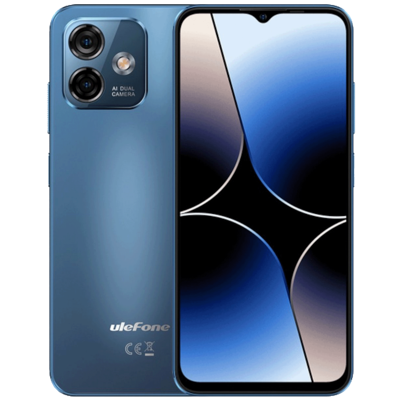 ulefone Smartphone 6.52", Octa Core 1.6GHz, RAM 8GB, 50 Mpixel - Note 16 Pro DS 8GB/128GB Blue EU